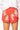 Red Fuzzy Christmas Cookie Shorts