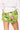 SAMPLE- Green Multi Christmas Light Knit Shorts