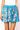 SAMPLE- Aqua Christmas Light Bottle Sequin Skort