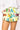 Light Green Falala With Garland Shorts