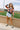 Navy & Orange Checkered Baseball Cardigan