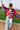Royal & Red Checkered Baseball Cardigan