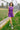PREORDER-Purple Scattered Baseball Bat Tank Dress
