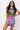Rainbow Tiger Print with Tiger Head Sweater Tank