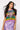 Rainbow Tiger Print with Tiger Head Sweater Tank