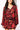 Maroon Cranberries Button Skirt