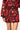 Maroon Cranberries Button Skirt
