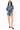 Sample Denim Needlepoint Thanksgiving Food Top/Short Set