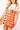 SAMPLE - Burnt Orange & White Touchdown Football Field Tee Dress