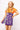 SAMPLE - Purple & Orange Touchdown Football Field Tee Dress