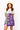 SAMPLE - Purple & White Touchdown Football Field Tee Dress