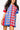 SAMPLE - Royal & Red Colorblock Football SS Dress