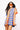 SAMPLE - Royal & Orange Colorblock Football SS Dress
