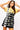 SAMPLE - Black & Gold Touchdown Football Field Tee Dress