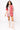 SAMPLE - Crimson & White Colorblock Football SS Dress