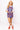 SAMPLE - Royal & Orange Sequin Striped Overall Dress