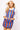 SAMPLE - Royal & Orange Sequin Striped Overall Dress