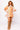 SAMPLE - Burnt Orange & White Colorblock Football SS Dress
