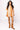 SAMPLE - Bright Orange & White Colorblock Football SS Dress