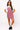 SAMPLE - Purple & Orange Sequin Striped Overall Dress