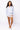 SAMPLE -  Light Blue & White Sequin Striped LS Button Down