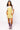 SAMPLE - Powder Blue & Yellow Sequin Striped Overall Dress