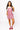 SAMPLE - Red & Powder Blue Sequin Striped Overall Dress