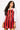 SAMPLE - Red & Black Sequin Striped Overall Dress