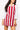 SAMPLE - Crimson & White Sequin Striped Overall Dress