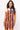 SAMPLE - Orange & Navy Sequin Striped Overall Dress