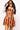 SAMPLE - Orange & Black Sequin Striped Overall Dress