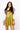 SAMPLE - Black & Yellow Sequin Striped Overall Dress