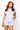Sample Powder Blue & White Sequin Striped Set
