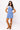 SAMPLE - Royal & White Sequin Striped Overall Dress