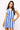 SAMPLE - Royal & White Sequin Striped Overall Dress