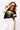 SAMPLE - Black & Gold Full Sequin Football Striped SS Sweater