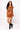 SAMPLE - Orange & Black Sequin Striped Set