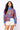 SAMPLE - Royal & Orange Sequin Striped LS Button Down