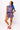 SAMPLE - Royal & Orange Sequin Striped Set