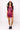 SAMPLE - Navy & Red Sequin Striped Set