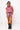 SAMPLE - Crimson & White Sequin Striped Set