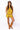 SAMPLE - Yellow/Black Plaid Rhinestone Football Tie Front Tank and Shorts Set