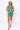 SAMPLE - Green/Blue Plaid Rhinestone Football Tie Front Tank and Shorts Set