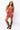SAMPLE - Red/Black/White Plaid Rhinestone Football Tie Front Tank and Shorts Set