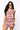 SAMPLE - Pink/Blue/Red Plaid Rhinestone Football Tie Front Tank and Shorts Set