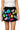 Sample Black Multi Smiley Face Knit Shorts