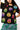 Black Multi Candy In Halloween Baskets Tee