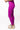 Bright Purple Scattered Rhinestone Legging