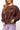 Brown QOS Logo Card Sweatshirt