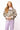 Ivory Leopard Mock Neck Sweatshirt With Light Pink Trim